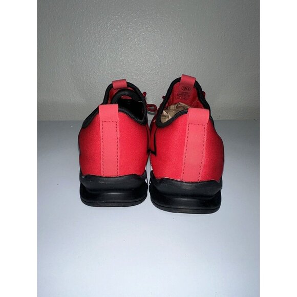 BRONAX SPIDERMAN Athletic Shoes Boys Eur 39 Elastic Toggle Lace Red And Black - Picture 3 of 6